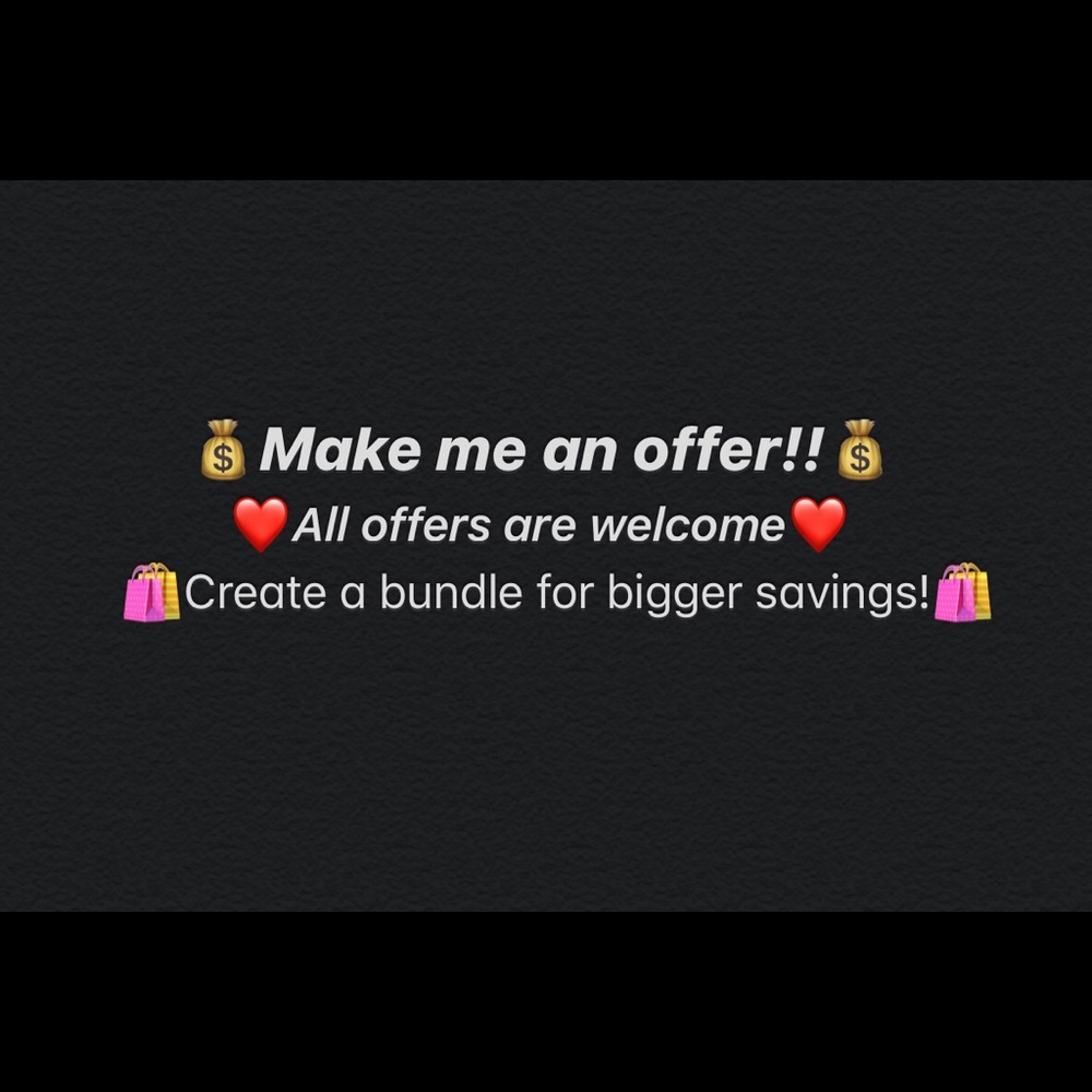 Make me an offer!